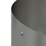 Planter Ring 5 pcs Silver 40 x 40 x 20 cm Stainless Steel 873615