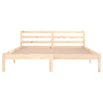Bed Frame without Mattress Solid Wood Pine 160x200cm 810440