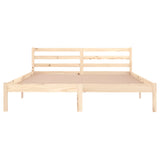 Bed Frame without Mattress Solid Wood Pine 160x200cm 810440