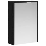 Bathroom Mirror Cabinet Black Oak 43 x 16 x 62.5 cm 889136