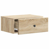 Wall-Mounted Bedside Cabinet 2 pcs Sonoma Oak 49 x 34.5 x 20 cm 899130