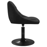 Swivel Dining Chairs 2 pcs Black Velvet 335324