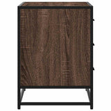 Drawer Cabinet Brown Oak 70x41x56 cm Engineered Wood 849078