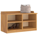 Hallway Bench SANDNES 87x40x50 cm Solid Wood Pine 4010457