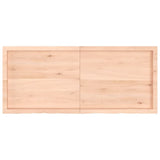 Wall Shelf 140x60x cm Untreated Solid Wood Oak 363586