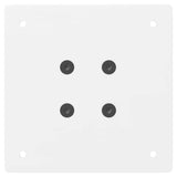 Coffee Table Legs 4 pcs White 42 cm Steel 4012501