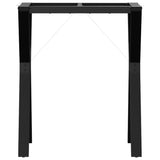 ZNTS Dining Table Legs Y-Frame 60x40x73 cm Steel 357930