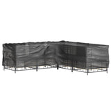 L-Shaped Garden Furniture Covers 2 pcs 12 Eyelets 185x185x90 cm 3155369