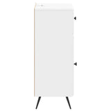 Bathroom Storage Cainet BREDA High Gloss White 30 x 31 x 80 cm 897489
