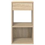 ZNTS Bedside Cabinets with Drawer 2 pcs Sonoma Oak 35x34x66.5 cm 858718