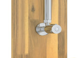 Outdoor Shower 217 cm Solid Acacia Wood and Stainless Steel 903111