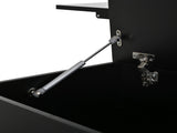 LED Lift-Top Coffee High Gloss Centre Table with 2 drawers & LED lights, Lifting Sofa Side N605P439616S