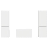 TV Cabinet Set 5 pcs White Engineered Wood 3409096
