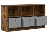 Sideboard with Drawer Smoked Oak 73.5 x 22.5 x 53.5 cm 8000504