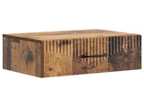 Wall-Mounted Bedside Cabinet 2 pcs Old Wood 49 x 34.5 x 20 cm 898972