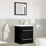 Bathroom Furniture Set with Drawer Black 41 x 38.5 x 48 cm 875694