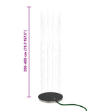 Garden Floor Shower WPC and Stainless Steel 201 Anthracite 42031217