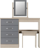 ZNTS Nevada 4 Drawer Dressing Table Set 100-105-016