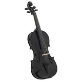 70143 Violin Full Set with Bow and Chin Rest Black 4/4