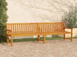 Garden benches 1-Seater 219 x 55.5 x 90 cm Solid Acacia Wood 316613