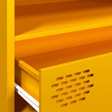 TV Cabinet Mustard Yellow 202x39x43.5 cm Cold-rolled Steel 3307158