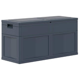 Garden Storage Box 320 L Black 45688