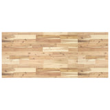 Basin Shelf Wall Mounted Steel and Solid Wood Acacia 3302919