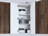 Wall Corner Cabinet LUCCA Brown Oak 57 x 57 x 100 cm 885172