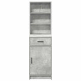 Highboard Concrete Grey 40 x 40.5 x 135 cm Engineered Wood 865076