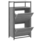 Shoe Cabinet Grey Sonoma 60x34x112 Engineered Wood 840032