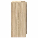 Reception Desk Sonoma Oak 135x50x103.5 cm Engineered Wood 3324189