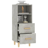 Sideboard Concrete Grey 34.5x34x90 cm Engineered Wood 812361
