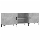 TV Cabinet Concrete Grey 150x30x50 cm Engineered Wood 829104