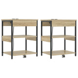 Bedside Cabinet 2 pcs Sonoma Oak 41 x 31 x 51 cm 859538