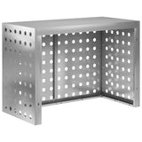 Air Conditioner Cover Silver 100 x 50 x 70 cm Galvanised Steel 8014134