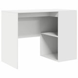 Desk with Shelf White 102 x 50 x 75 cm Engineered Wood 869538
