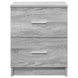 Bedside Cabinets 2 pcs with 2 Drawers Grey Sonoma 40x36x50 cm 858796