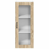 Wall Glass Cabinet LUCCA Sonoma Oak 40 x 31 x 100 cm 885097