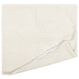 Cushion Cover 12 pcs ALMELO Cream 45 x 45 cm Corduroy 914757