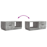 Coffee Table Concrete Grey 90 x 50 x 37 cm Engineered Wood 895418