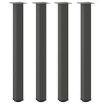 ZNTS Coffee Table Legs 4 pcs Anthracite 90-92 cm Steel 4012474