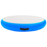 Inflatable Gymnastic Mat with Pump 100x100x20 cm PVC Blue 92710