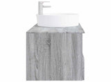 Bathroom Furniture Set 2 pcs Grey Sonoma Engineered Wood 3404080
