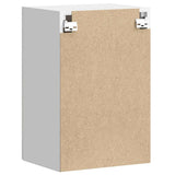 Kitchen Wall Cabinet Porto High Gloss White Engineered Wood 854029