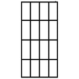 Walk-in Shower Screen Clear Tempered Glass 100x195 cm 145676