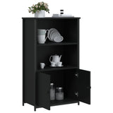 Highboard Black 62x32x103.5 cm Engineered Wood 834215
