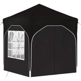 Pop-up Party Tent 192 x 192 x 245 cm Black 42019843