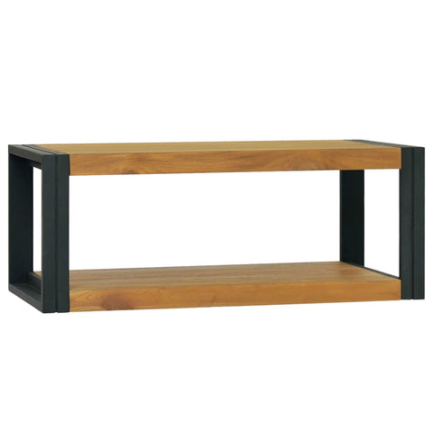 ZNTS Bathroom Cabinet 90x45x35 cm Solid Wood Teak 338231
