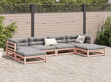 6 Piece Garden Sofa Set Solid Wood Douglas Fir 3299565