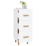 Sideboard White 34.5x34x90 cm Engineered Wood 812339